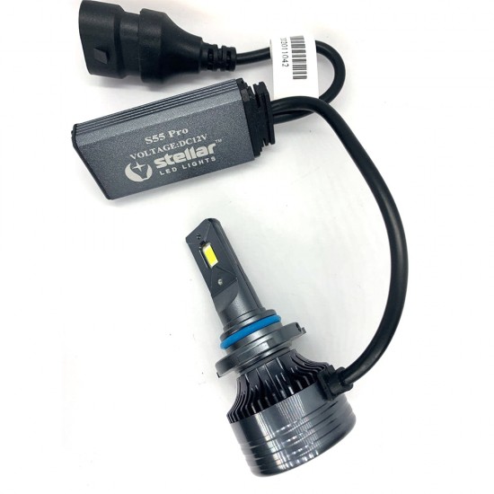 LED автолампы S55 STELLAR HB4 (9006) светодиодные с обманкой CAN BUS 55W (комплект 2 шт.)