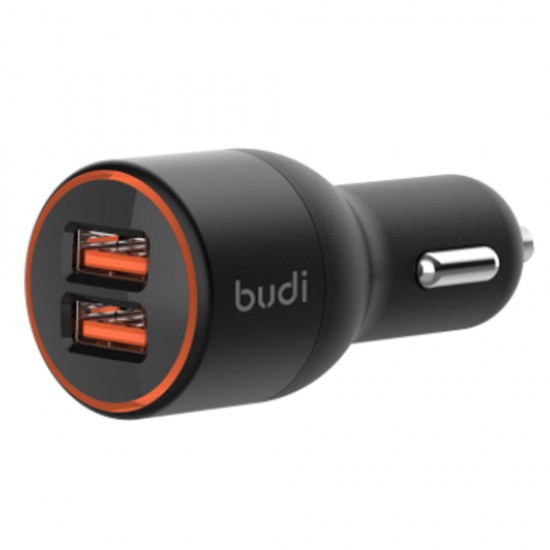 Автомобильное зарядное устройство Budi быстрая зарядка 36W/2USB (M8J109Q)