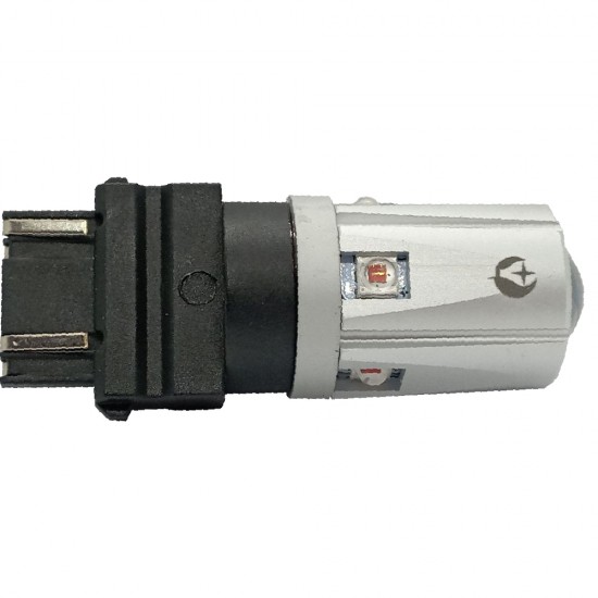 LED автолампа S30 STELLAR цоколь P27/7W/3157 CAN BUS янтарный(сигнал поворота для американских авто) (1 шт.) 