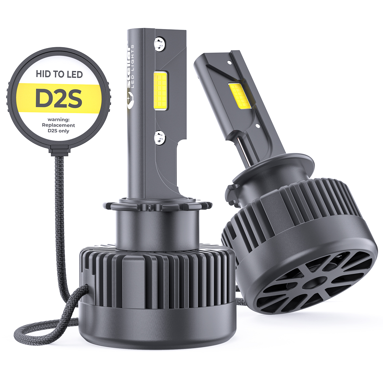 LED автолампа D2S 35W, 4400LM, 6000K Ідеальна заміна ксенону (комплект 2 шт.)