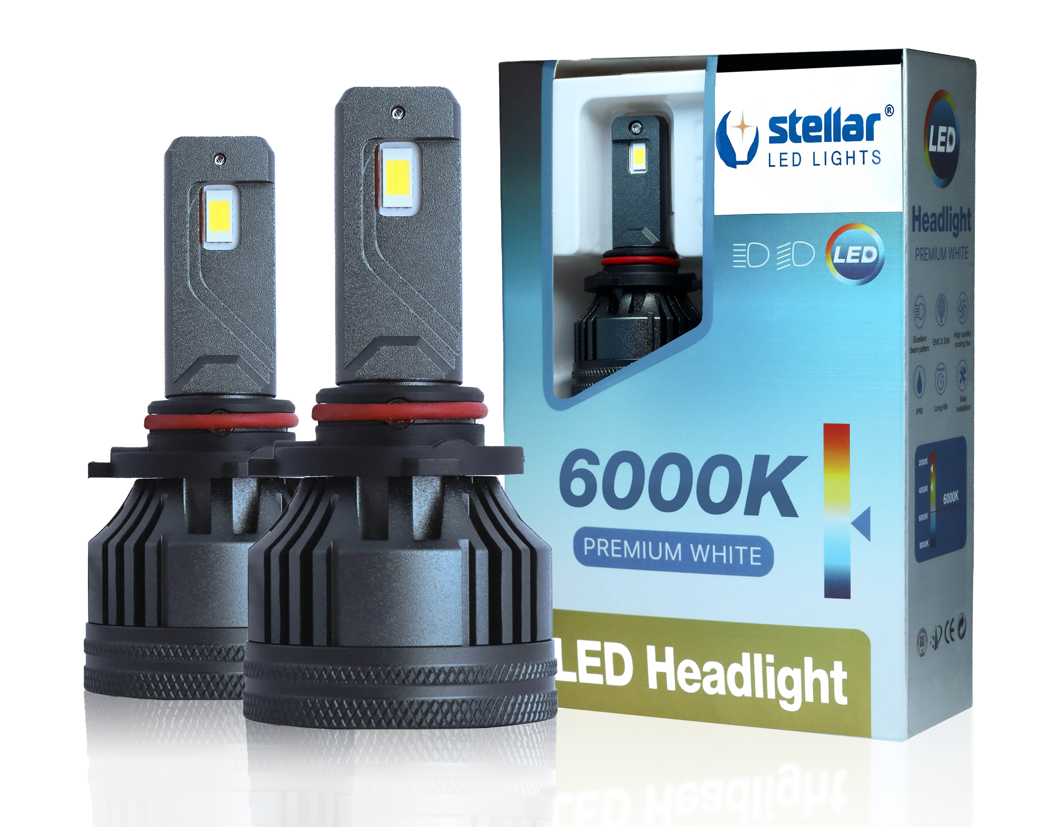 LED автолампи M65 Pro HB3 | 65W 5000LM 6000K | CANBUS + Temperature Control + EMC